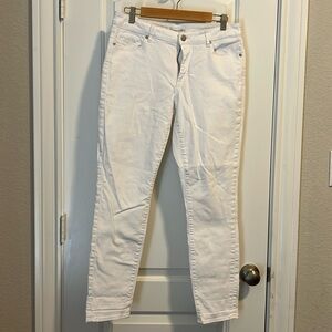 Loft curvy skinny jeans.